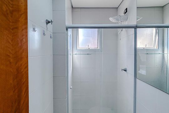 Banheiro de kitnet/studio à venda com 1 quarto, 40m² em Vila Azevedo, São Paulo