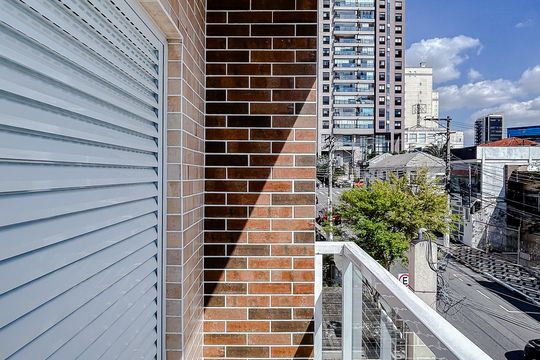Varanda de kitnet/studio à venda com 1 quarto, 40m² em Vila Azevedo, São Paulo