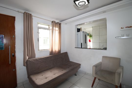 Sala de apartamento à venda com 2 quartos, 42m² em Jardim Marilu, São Paulo