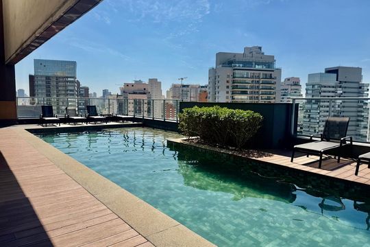 área comum de apartamento à venda com 2 quartos, 70m² em Jardins, São Paulo