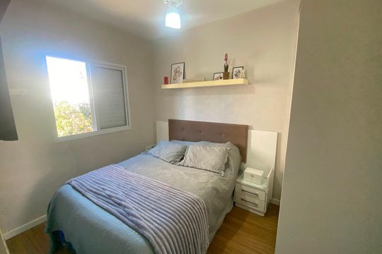 Quarto de apartamento à venda com 2 quartos, 52m² em Dos Ortizes, Valinhos
