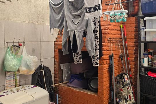 Área de Serviço e Churrasqueira  de casa para alugar com 2 quartos, 96m² em Picanço, Guarulhos