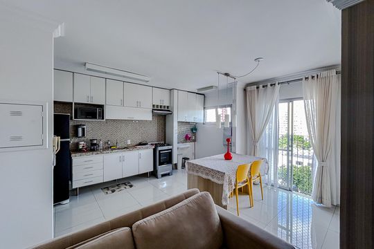 Sala de apartamento para alugar com 1 quarto, 55m² em Tatuapé, São Paulo