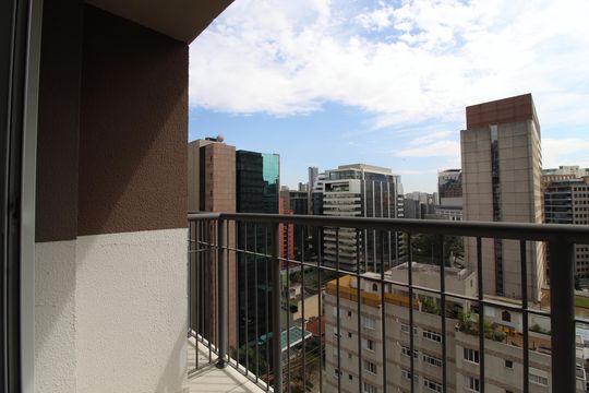 Varanda de kitnet/studio à venda com 1 quarto, 25m² em Vila Olímpia, São Paulo