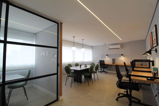 Área Comum - Coworking de kitnet/studio à venda com 1 quarto, 25m² em Vila Olímpia, São Paulo