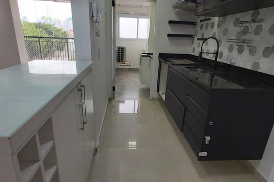 Cozinha de apartamento à venda com 2 quartos, 68m² em Ipiranga, São Paulo