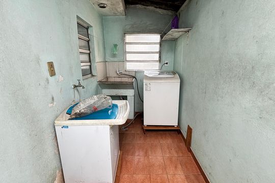 Área de Serviço de casa à venda com 2 quartos, 50m² em Jardim do Estádio, Santo André