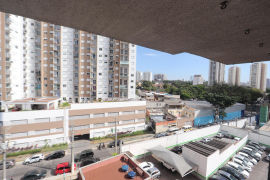 Vista da Varanda de kitnet/studio à venda com 1 quarto, 26m² em Jardim Independência (são Paulo), São Paulo