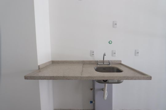 Detalhe Cozinha de kitnet/studio à venda com 1 quarto, 26m² em Jardim Independência (são Paulo), São Paulo