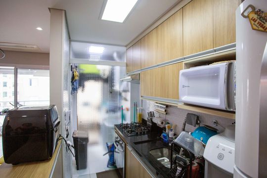 Cozinha de apartamento à venda com 3 quartos, 69m² em Centro, Diadema