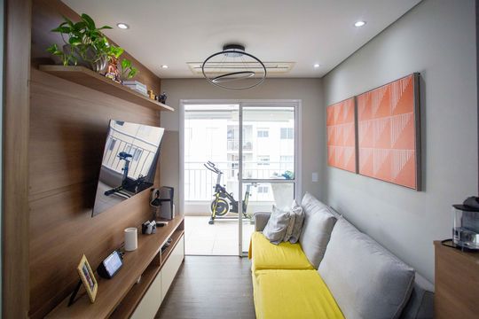 Sala de apartamento à venda com 3 quartos, 69m² em Centro, Diadema