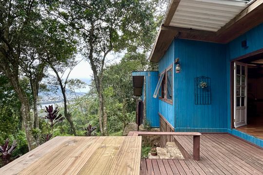 Varanda da Sala de casa para alugar com 2 quartos, 120m² em Canto da Lagoa, Florianópolis