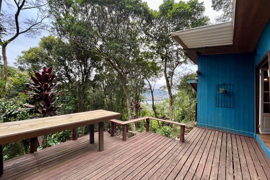 Varanda da Sala de casa para alugar com 2 quartos, 120m² em Canto da Lagoa, Florianópolis