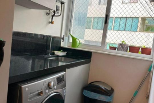 Área de serviço de apartamento à venda com 3 quartos, 123m² em Barra da Tijuca, Rio de Janeiro