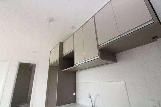 cozinha de apartamento para alugar com 2 quartos, 35m² em Vila Silvia, São Paulo
