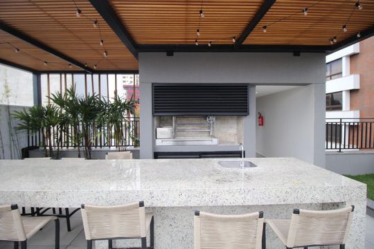Área comum - Churrasqueira de apartamento à venda com 2 quartos, 99m² em Petrópolis, Porto Alegre