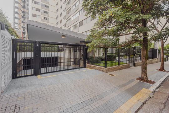 Fachada de apartamento para alugar com 1 quarto, 48m² em Jardim Paulista, São Paulo