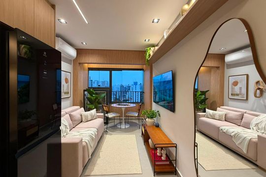 Sala de apartamento para alugar com 1 quarto, 30m² em Vila Mariana, São Paulo