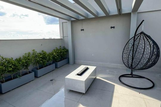 Área comum - Lareira ecológica de apartamento para alugar com 1 quarto, 29m² em Vila Mazzei, São Paulo