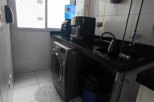 Área de serviço de apartamento à venda com 3 quartos, 70m² em Taboão, São Bernardo do Campo