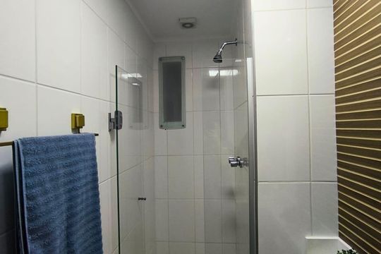 Banheiro de apartamento à venda com 3 quartos, 70m² em Taboão, São Bernardo do Campo