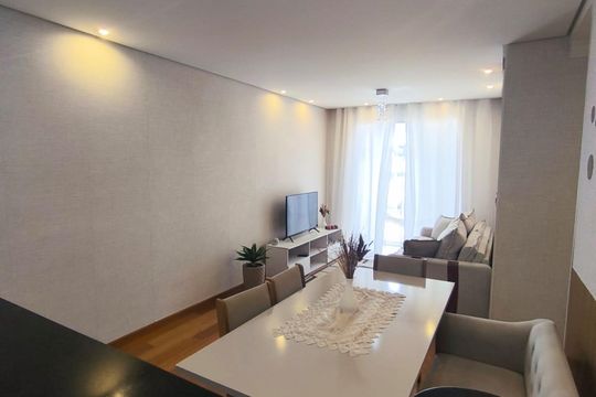 Sala de apartamento à venda com 3 quartos, 70m² em Taboão, São Bernardo do Campo