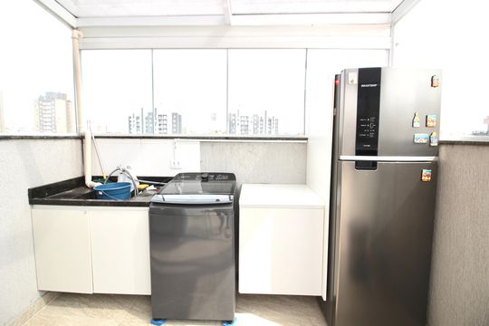 Área de serviço  de apartamento à venda com 2 quartos, 35m² em Cidade Patriarca, São Paulo