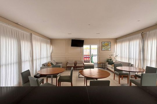 Área comum - Churrasqueira de apartamento para alugar com 2 quartos, 48m² em Lajeado, Cotia