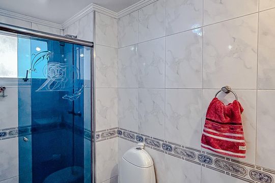 Banheiro de apartamento à venda com 2 quartos, 54m² em Chácara Califórnia, São Paulo