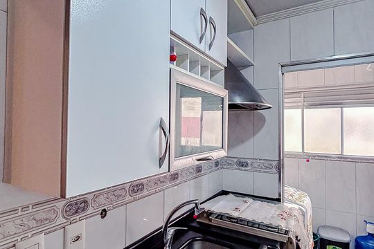Cozinha de apartamento à venda com 2 quartos, 54m² em Chácara Califórnia, São Paulo