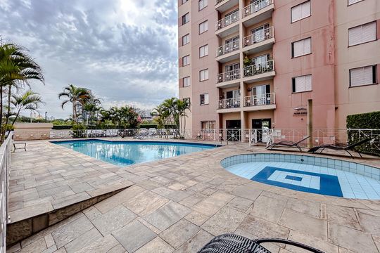 Área comum - Piscina de apartamento à venda com 2 quartos, 54m² em Chácara Califórnia, São Paulo