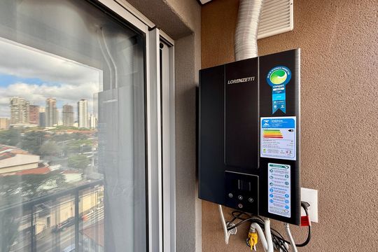 Sacada  de kitnet/studio para alugar com 1 quarto, 24m² em Vila Cordeiro, São Paulo