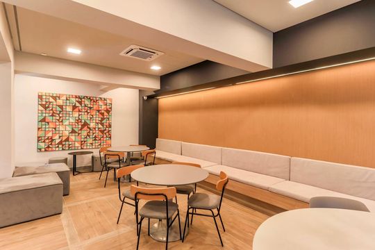Salão de Festas  de kitnet/studio para alugar com 1 quarto, 24m² em Vila Cordeiro, São Paulo