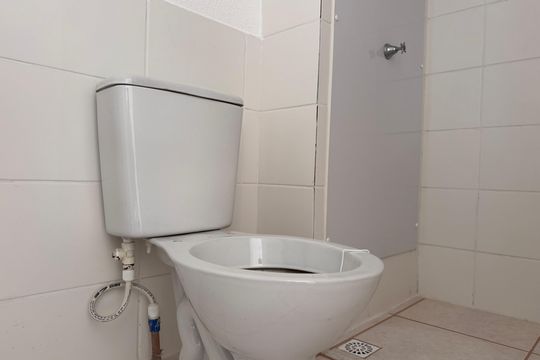 Banheiro Social de apartamento à venda com 2 quartos, 43m² em Vargem Grande, Rio de Janeiro