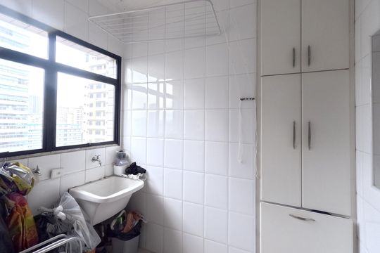 Área de Serviço de apartamento para alugar com 3 quartos, 43m² em Ponta da Praia, Santos