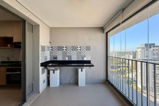 Área de Serviço de apartamento para alugar com 2 quartos, 70m² em Jardim das Acacias, São Paulo