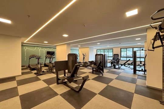 Área comum - Academia de kitnet/studio para alugar com 1 quarto, 25m² em Vila Cordeiro, São Paulo