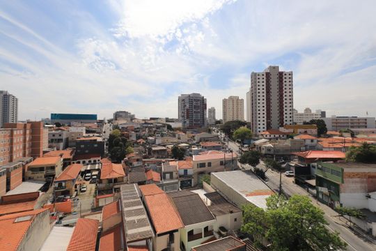 Vista da Sacada de apartamento para alugar com 3 quartos, 76m² em Vila Esperança, São Paulo