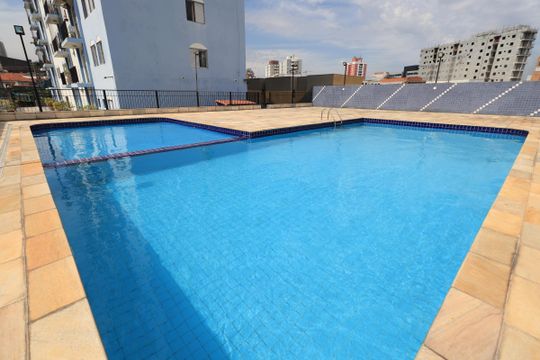 Área comum - Piscina de apartamento para alugar com 3 quartos, 76m² em Vila Esperança, São Paulo