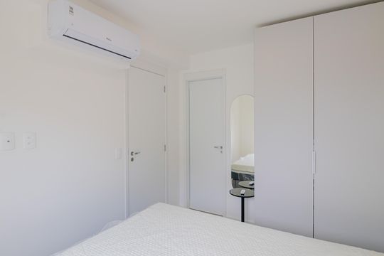 Quarto de apartamento para alugar com 1 quarto, 37m² em Indianópolis, São Paulo
