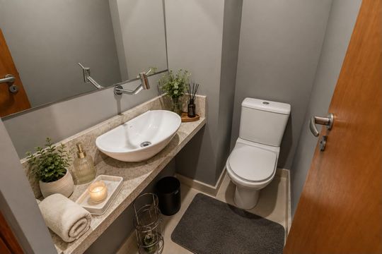 Banheiro de apartamento à venda com 3 quartos, 100m² em Barra da Tijuca, Rio de Janeiro
