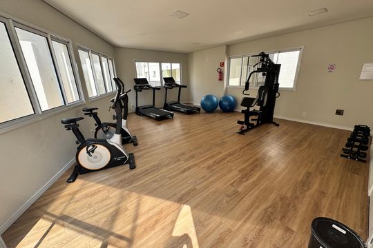 Área comum - Academia de apartamento para alugar com 2 quartos, 54m² em Roselândia, Cotia