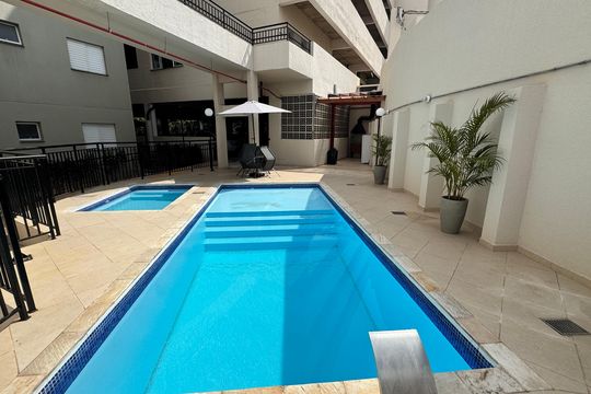 Área comum - Piscina de apartamento para alugar com 2 quartos, 54m² em Roselândia, Cotia