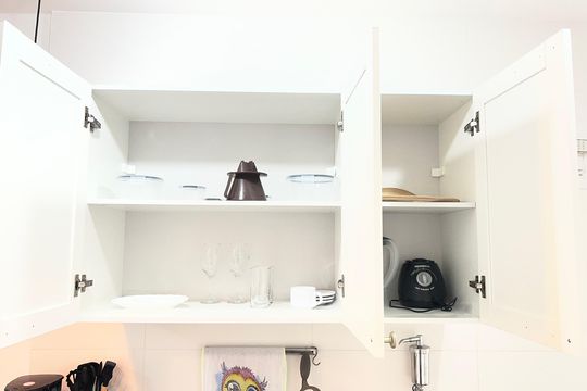 Cozinha - Armários de apartamento para alugar com 1 quarto, 55m² em São Mateus, Juiz de Fora