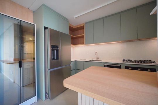 Cozinha de apartamento para alugar com 3 quartos, 140m² em Capoeiras, Florianópolis
