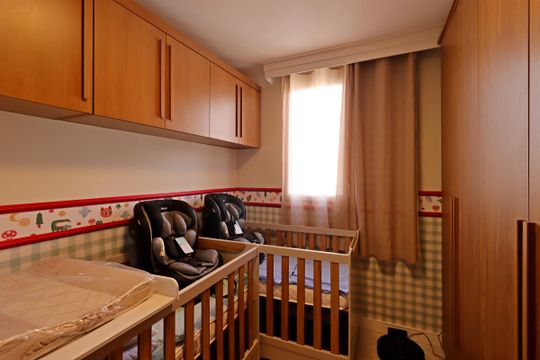 Quarto 1 de apartamento à venda com 2 quartos, 50m² em Vila Homero Thon, Santo André