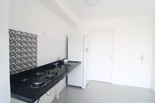 Cozinha de apartamento à venda com 2 quartos, 38m² em Vila dos Andradas, São Paulo