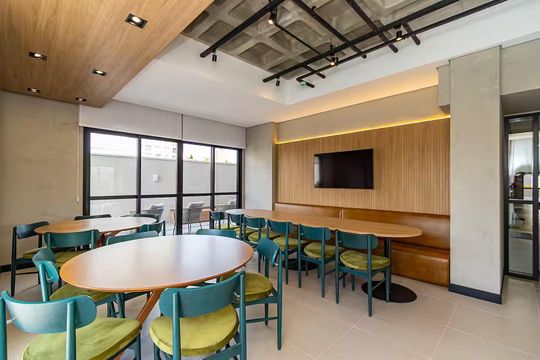 Área externa de apartamento à venda com 1 quarto, 20m² em Centro, Curitiba