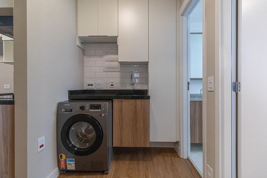 Área de Serviço de apartamento para alugar com 2 quartos, 42m² em Vila Guilhermina, São Paulo