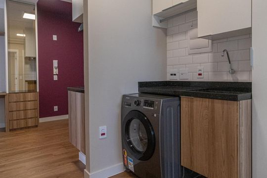 Área de Serviço de apartamento para alugar com 2 quartos, 42m² em Vila Guilhermina, São Paulo
